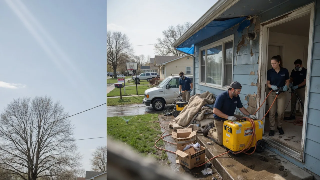 Basement Flood Cleanup in Thornville, OH near me